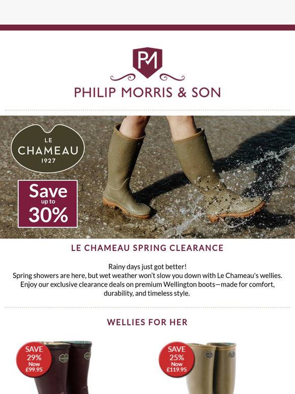 Le Chameau Spring Clearance 🌦️
