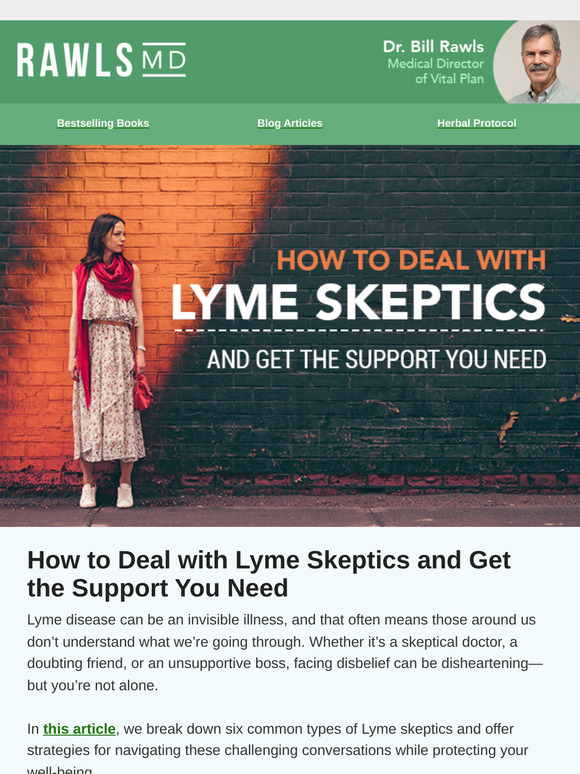 Struggling with Lyme Skeptics?
