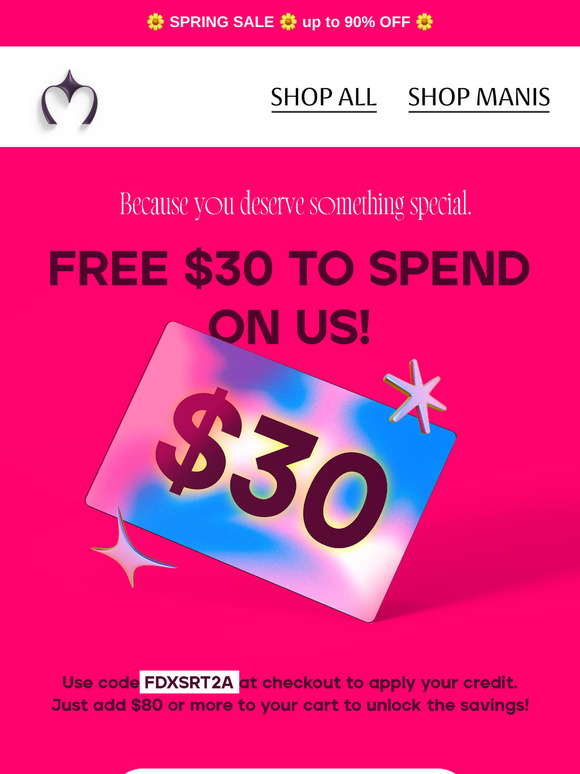Did Someone Say Free $30 Gift Card?