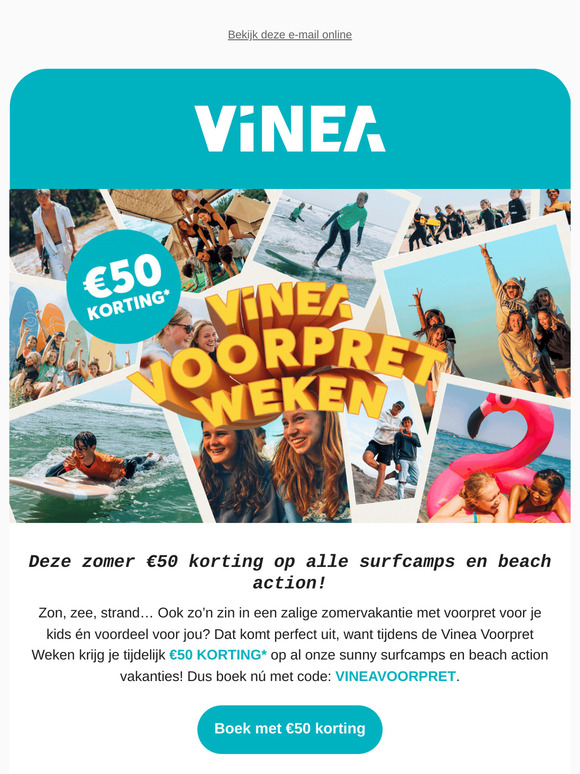 Surfen of beach action met voorpret én voordeel