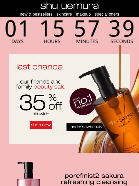 final call: 35% off ends soon!