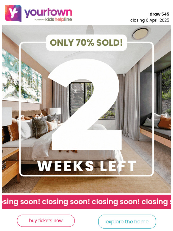 $3 Million Prize Home closes soon!