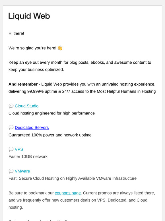 Welcome to the Liquid Web blog!