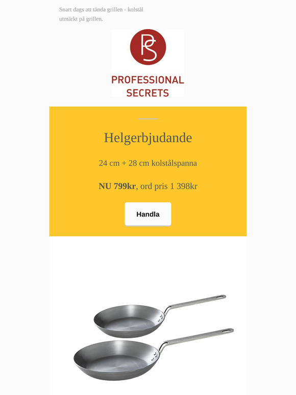 Kolstålspanan - grillen, öppen eld, induktionen, spis.