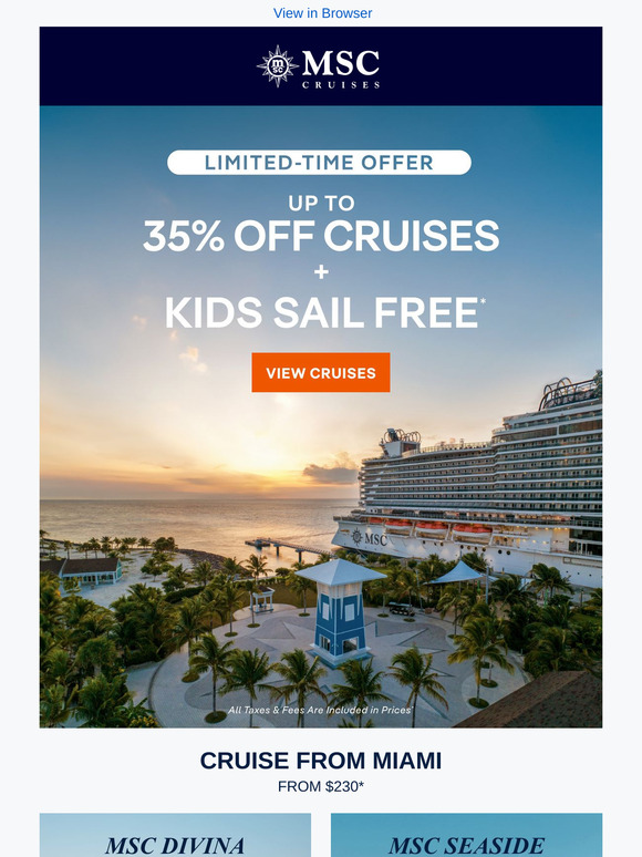 Hurry, It's the Final Countdown for Cruise Savings!