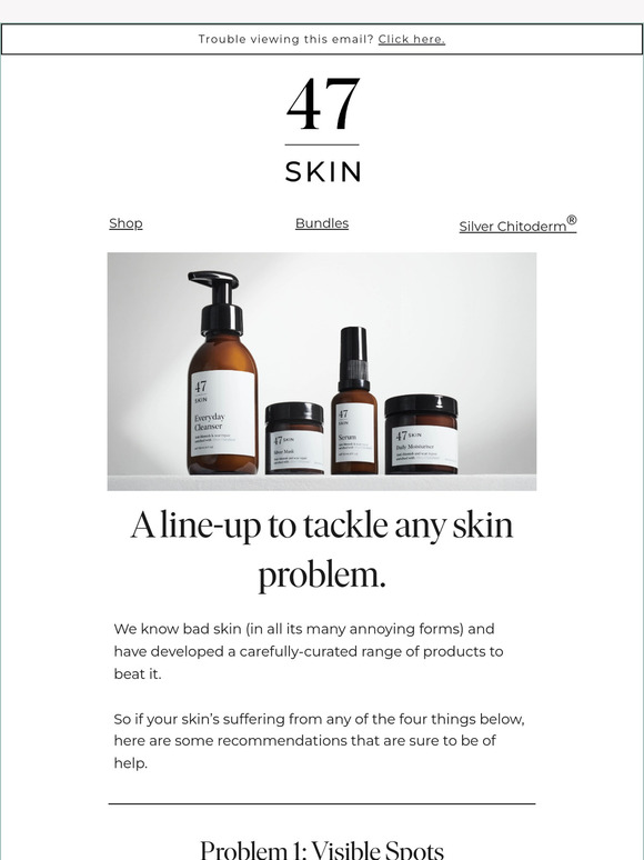 Matched ❤️ Your skin concern + our products...