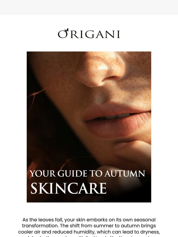 Your Autumn Skincare Guide