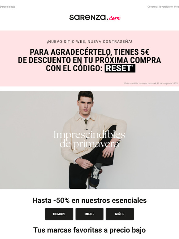 Lacoste,  Jack & Jones, Geox: nuestras marcas en oferta 💙