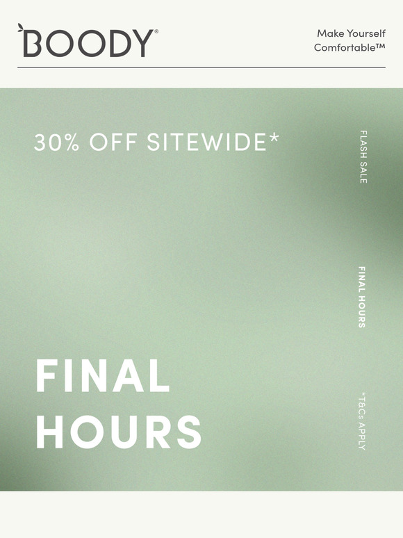 30% Off Ends Tonight | Last Chance