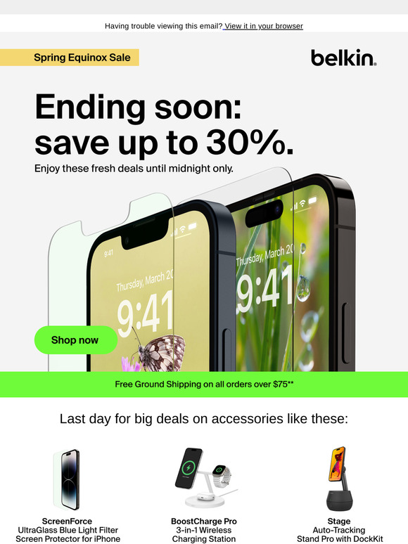 Last chance to save up to 30% off on tech you love 😍