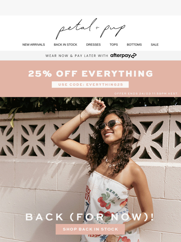 THE DRESS YOU SOLD OUT IS BACK!