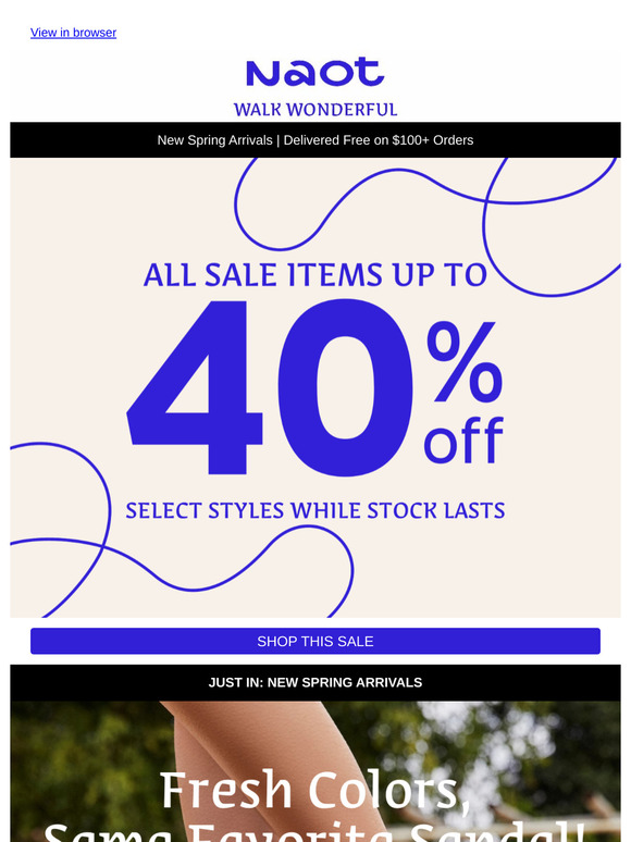 Up to 40% off Styles You’ll Wear on Repeat
