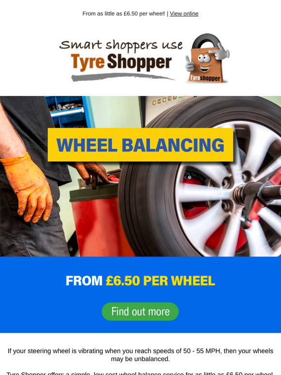 Unlock smoother rides with Wheel balancing at Tyre Shopper!
