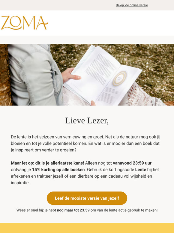 lezer, dit is je allerlaatste kans