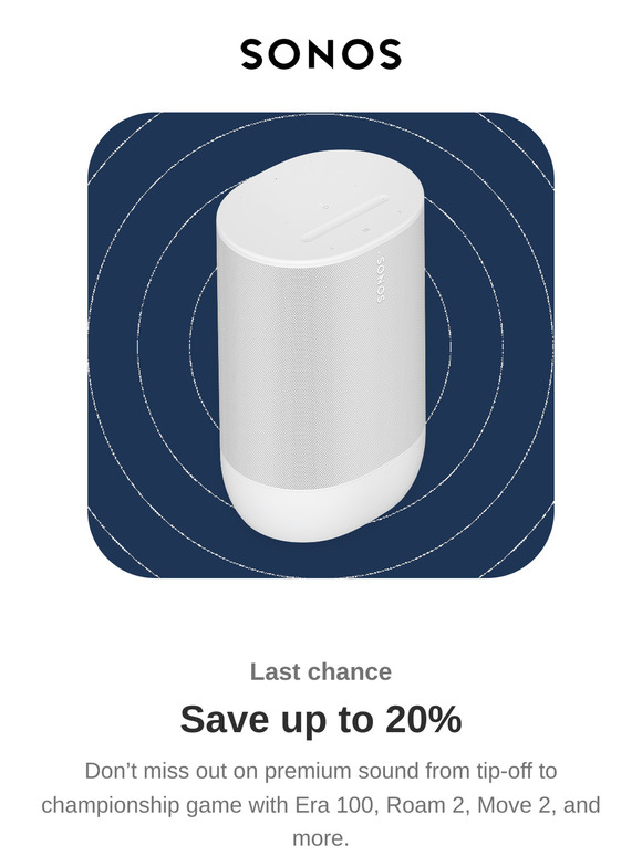 Your last shot at 20% off