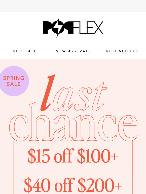 Spring Sale ends TONIGHT!