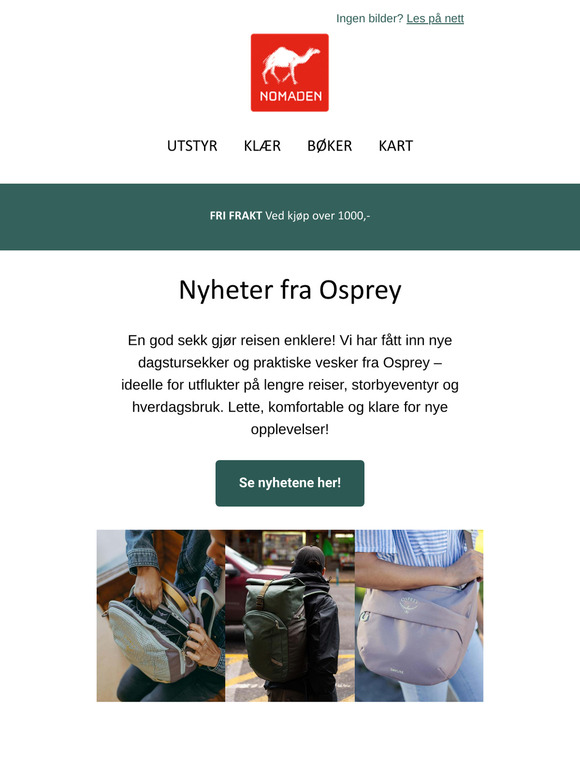 Nyheter fra Osprey er her! 😍