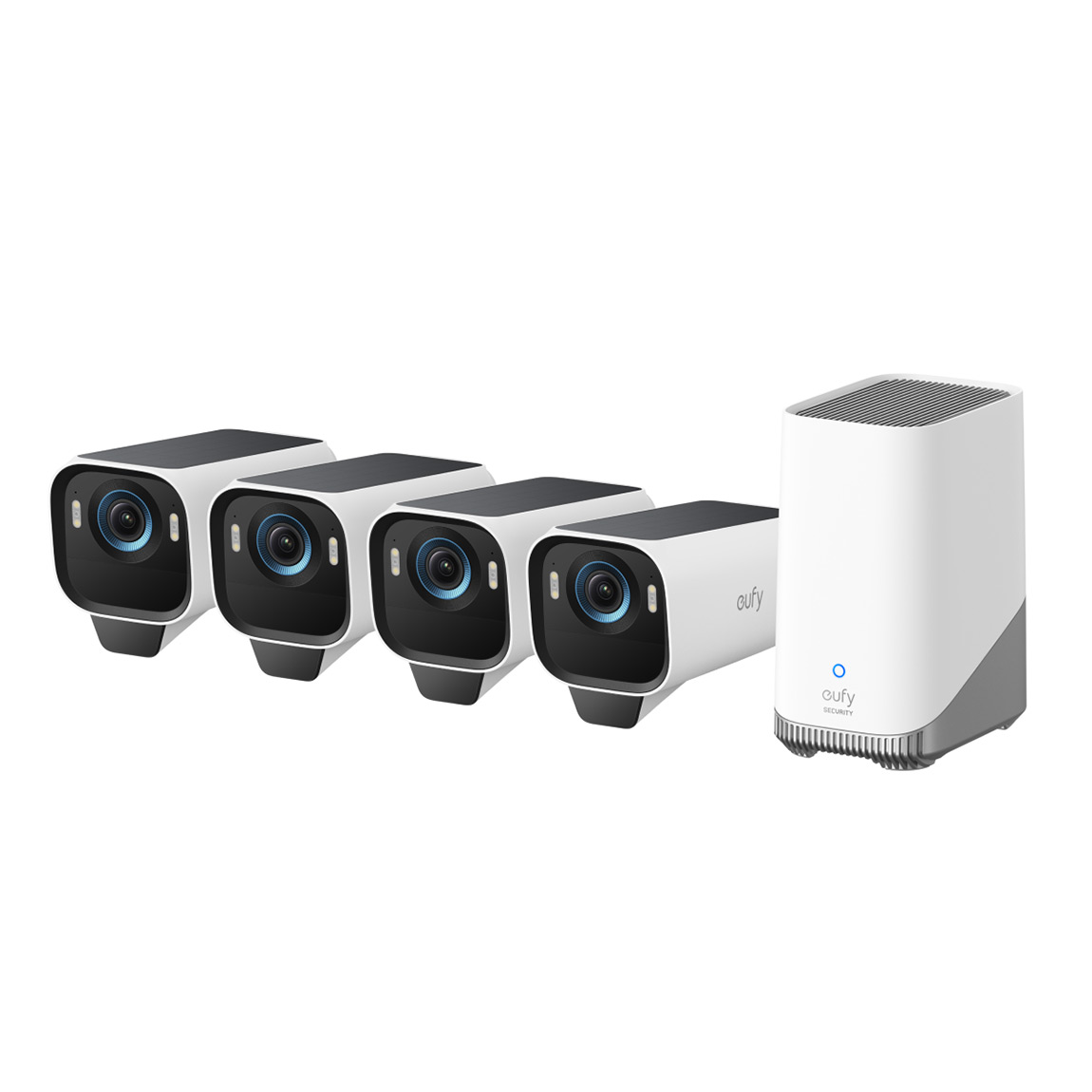 Image of eufyCam S3 Pro Starter-Set 4+1 - 4er-Kameraset mit HomeBase 3