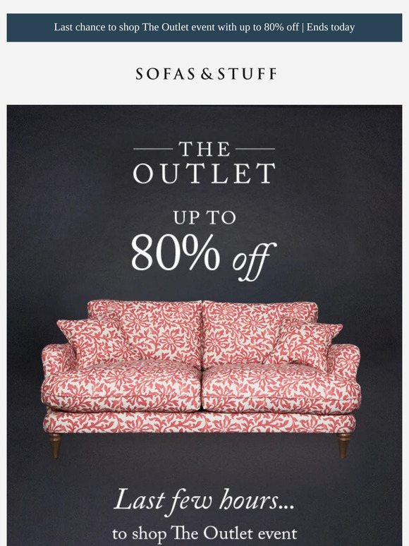 Hurry! Last chance for The Outlet event savings
