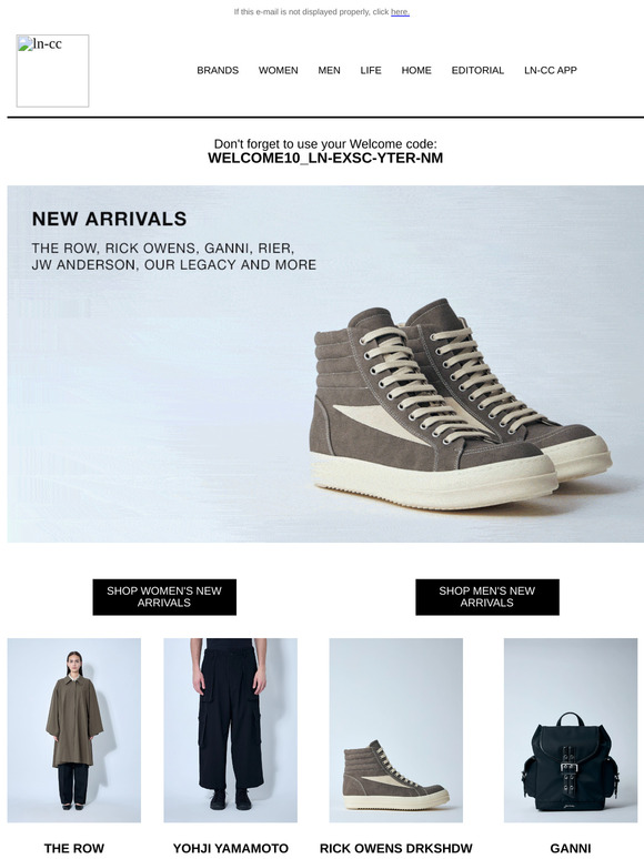 New Arrivals: An Elevated Vision