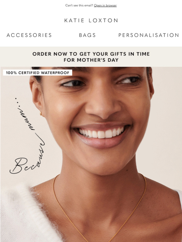 Waterproof Jewellery For Mum