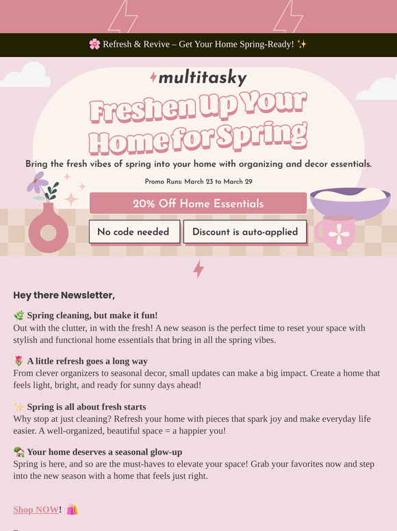 🌸 A Spring Refresh Starts at Home!