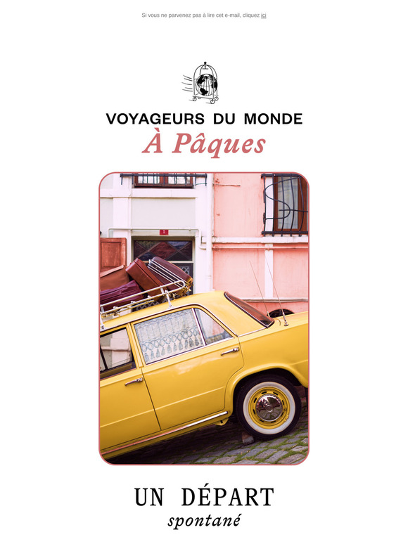 🌎 Un départ spontané