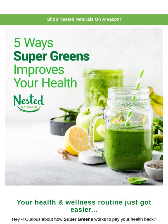 5 Ways Super Greens Improves Your Health