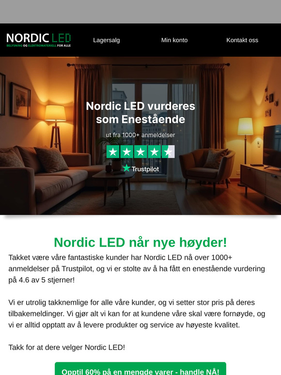 Nordic LED når nye høyder! 🔥