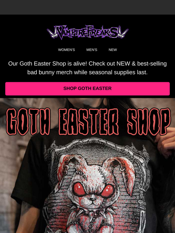 🐰Our Goth Easter Shop is ALIVE!