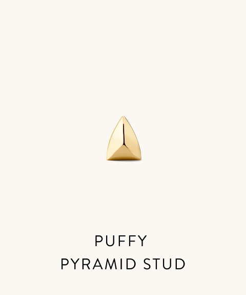 Puffy Pyramid Stud.