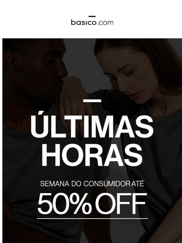 ÚLTIMAS HORAS | Até 50% OFF! 🚨