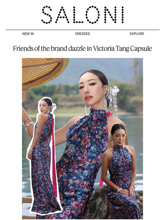 Friends of the brand dazzle in Victoria Tang Capsule
