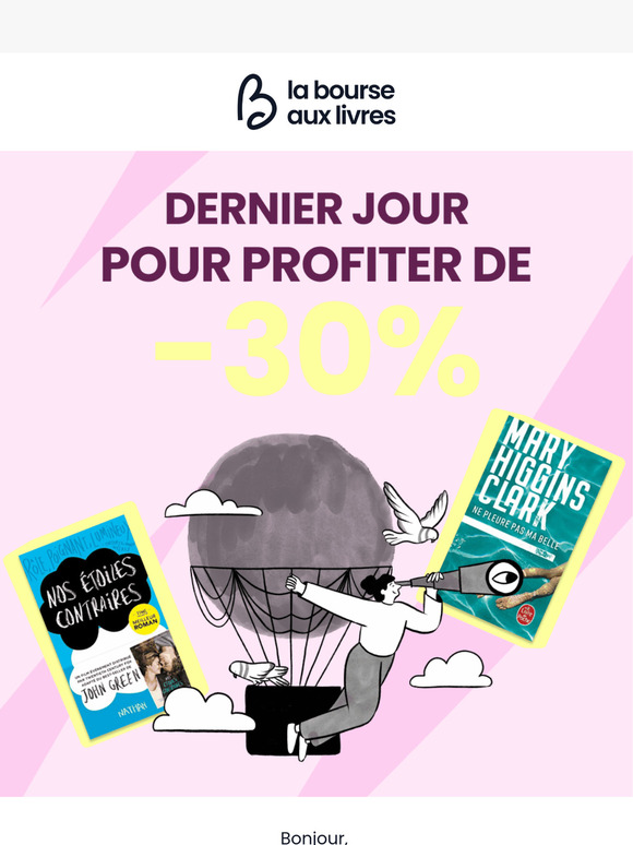 N'oubliez pas votre offre de -30% 🎁