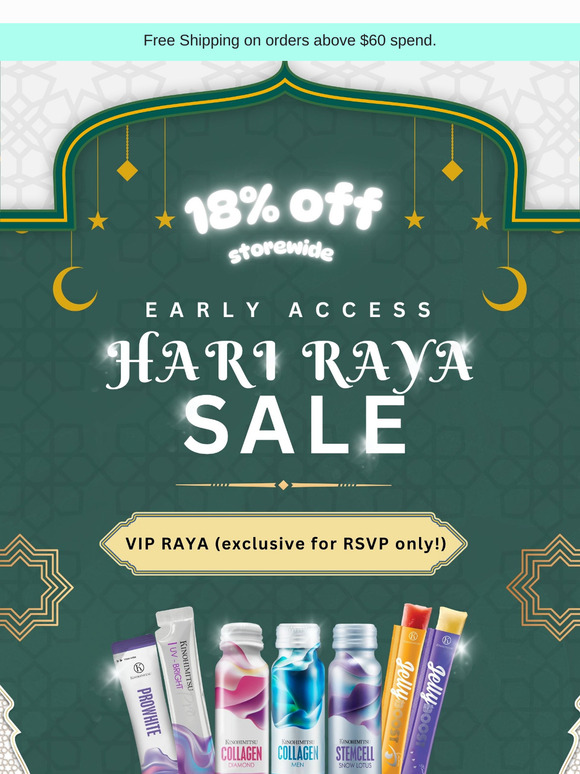 ✨Be the First for Raya Discounts!