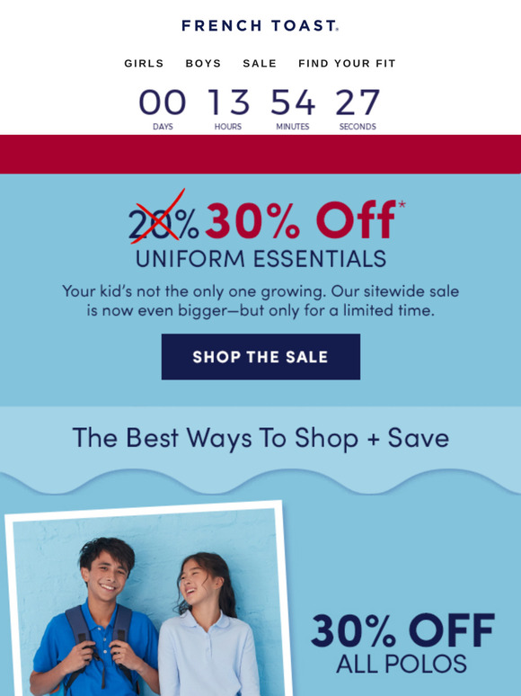Have you heard? 30% off is extended