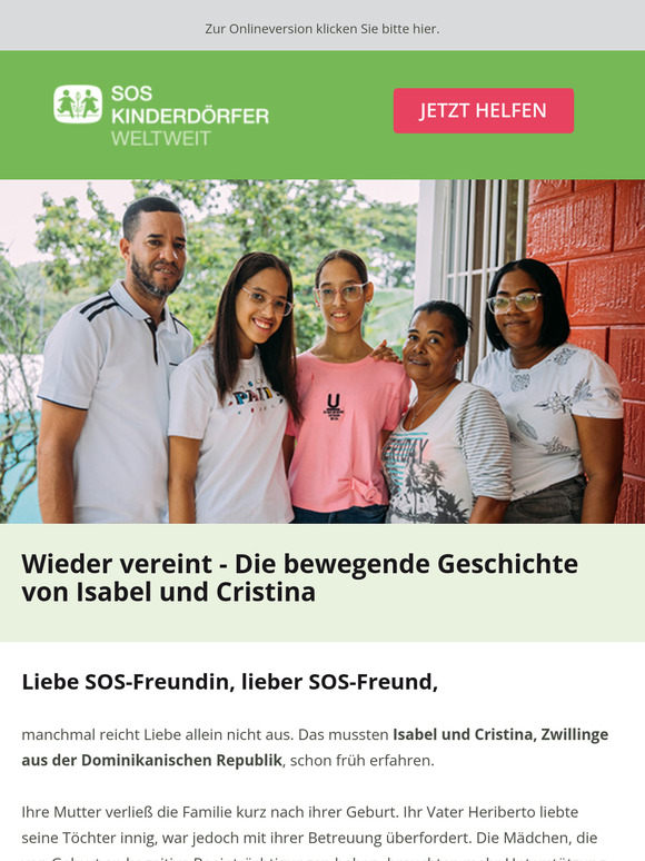 Wieder vereint - Die bewegende Geschichte von Isabel und Cristina