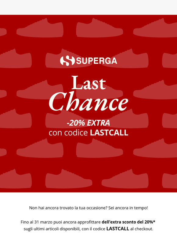 Affrettati: ultime taglie con extra sconto