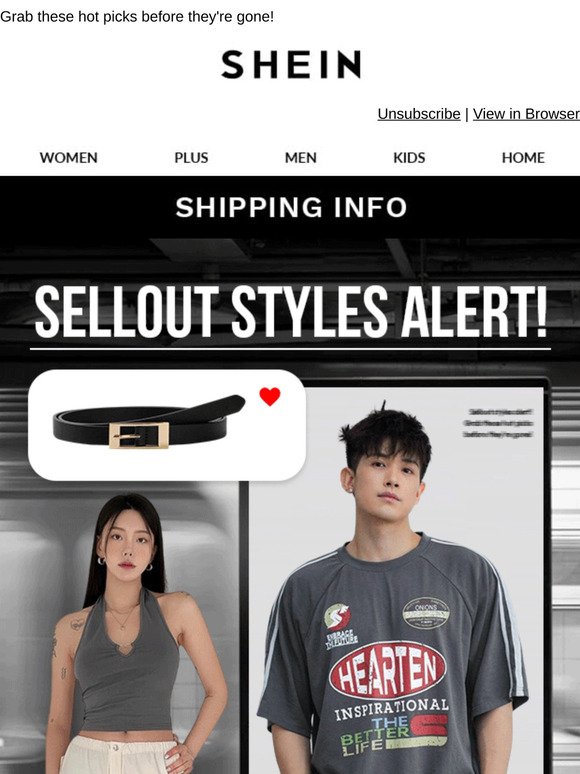 Shop Sell-Out Styles Here!