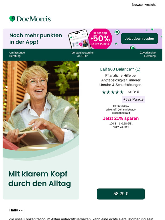 Konzentriert und gesund in den Frühling starten!