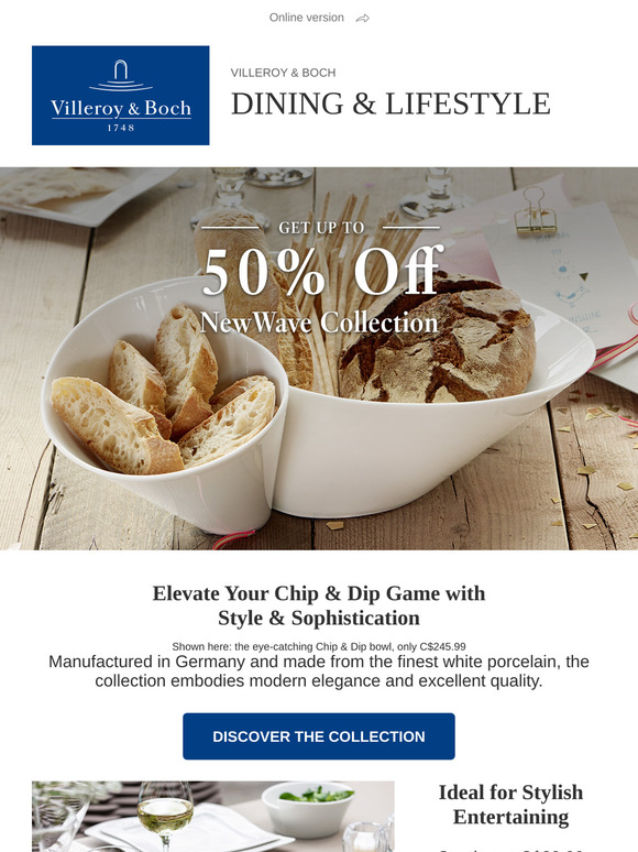 Dip into Elegance with Villeroy & Boch