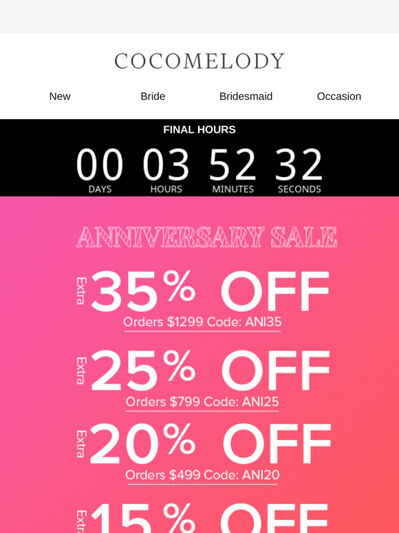 😍🌈Last Chance! Up to 35% Off Ends TODAY!