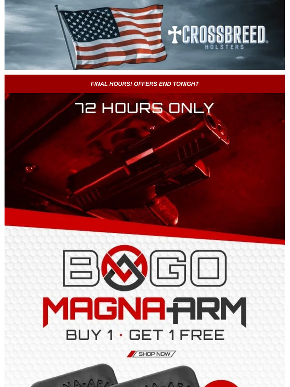 👀Last Chance: 50% Off Gun Mounts + 35% Off Holsters