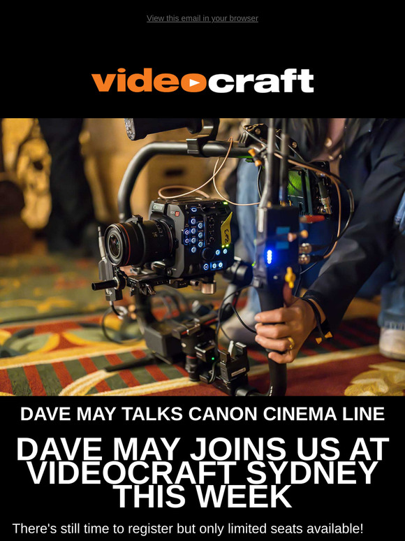 There's Still Time! Dave May in Sydney!