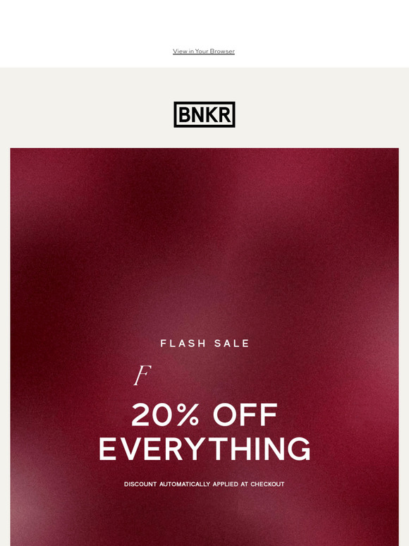 FLASH SALE FINAL HOURS