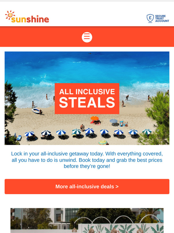 TOP all-inclusive deals from just £203pp🔥