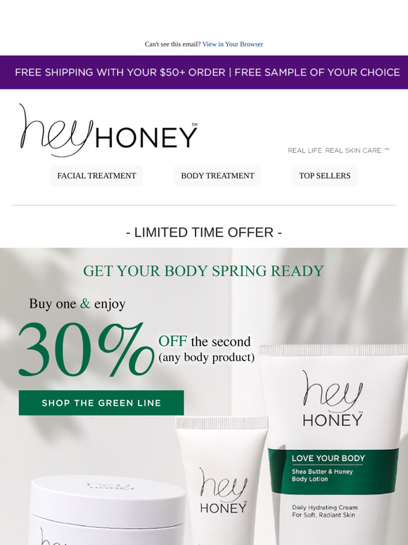 STARTING NOW 💚 BOGO 30% OFF!