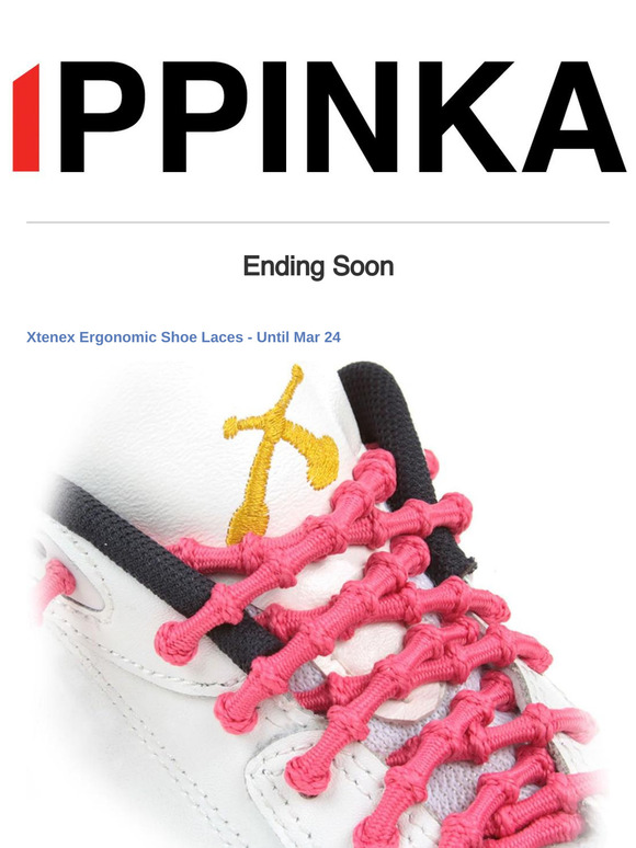 [Ending Soon] Xtenex Ergonomic Shoe Laces | Mino-Yaki Mug | Gold-Lined Letter Paper and more!