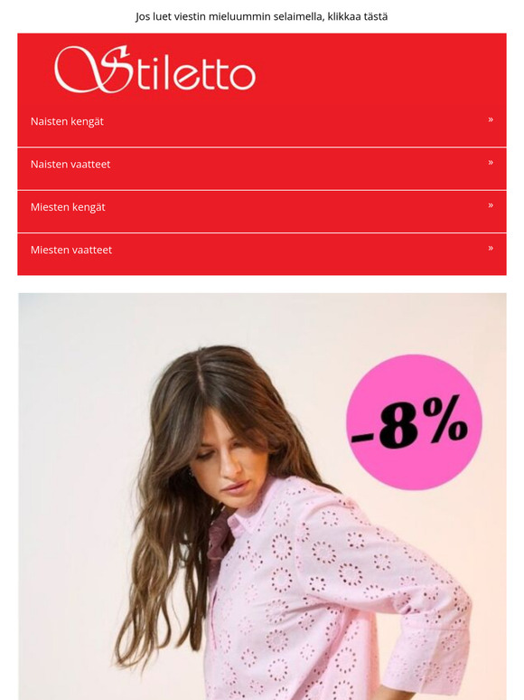 Kaikki kevätuutuudet-8%! 🧡
