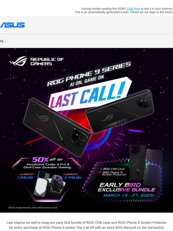 Don't look any further! ROG Phone 9 is here!
